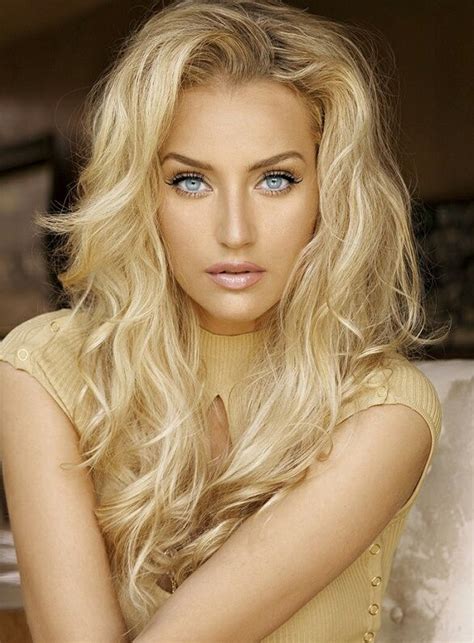 Karelea Mazzola Beautiful Blonde Model With Blue Eyes Blonde Beauty