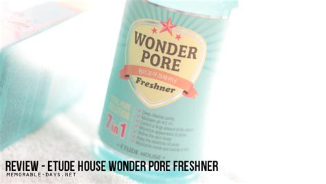 Find your instant beauty fixes, high performance skincare powered by asian botanicals, and more! Review: Etude House Wonder Pore Freshner | Memorable Days ...