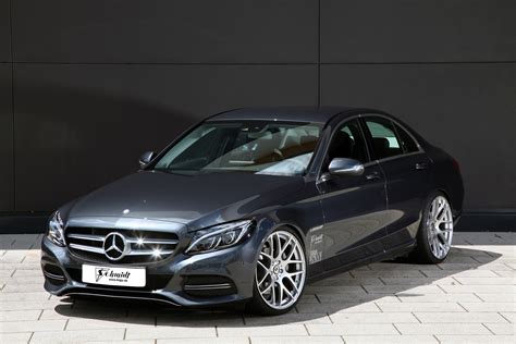 Selective damping firms up in corners, stays supple on rough roads. Schmidt Revolution Mercedes-Benz C-Class W205