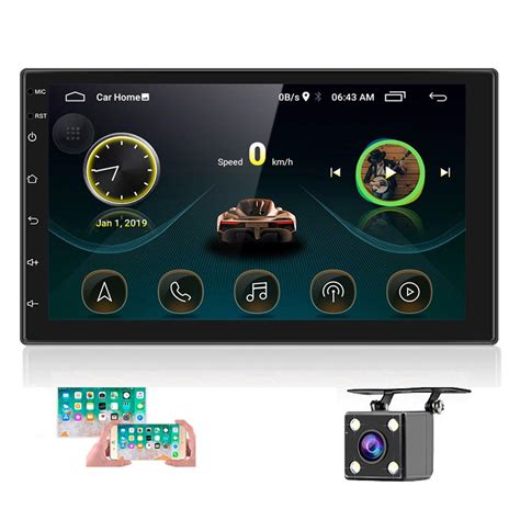 Buy Hikity Double Din Android Car Stereo With Sat Navi Wifi Car Radio