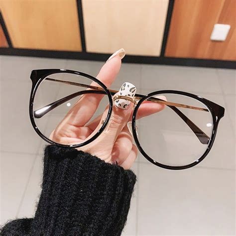 y2k aesthetic clothing super star style vintage clear lens glasses in 2022 womens glasses