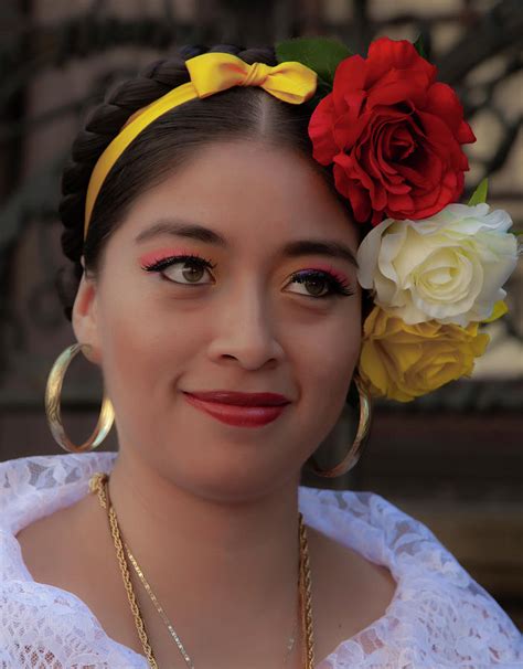 Mexican Day Parade Nyc 9162018 Woman In Traditional Dress Photograph By Robert Ullmann Fine