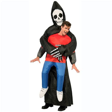 Inflatable Grim Reaper Illusion Costume The Green Head