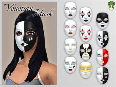 The Sims Resource Venetian Mask