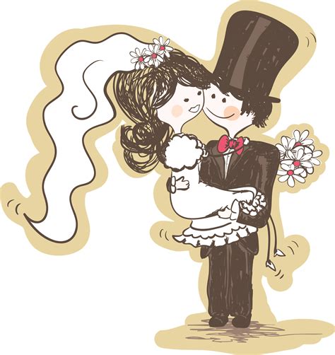 225 bride and groom cartoon premium high res photos. Free Bride And Groom Clipart Pictures - Clipartix