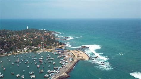 Fisheries Harbour Southern Coast Sri Lanka Stock Footage Video 100
