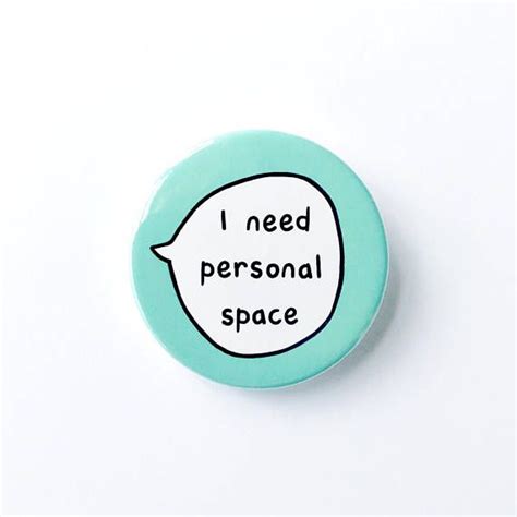 I Need Personal Space Pin Badge Button Etsy Uk Badge Personal