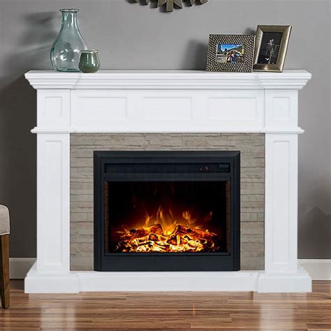 Hudson 2000w Electric Fireplace Heater Mantel Suite White Buy