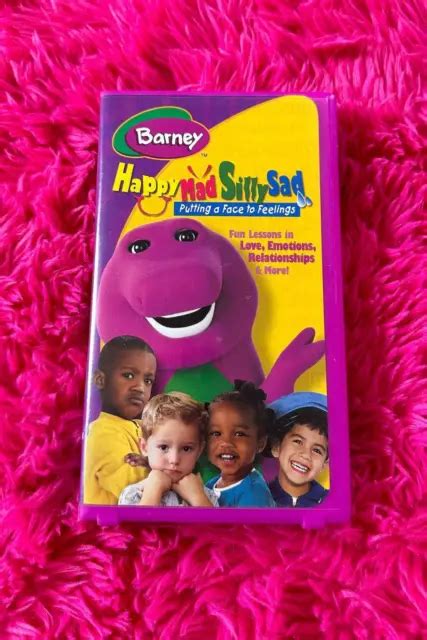 Barney Andhappy Mad Silly Sad Vhs £593 Picclick Uk