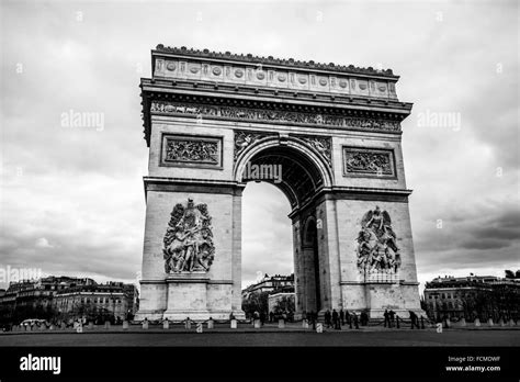 Arc De Triomphe Paris Stock Photo Alamy