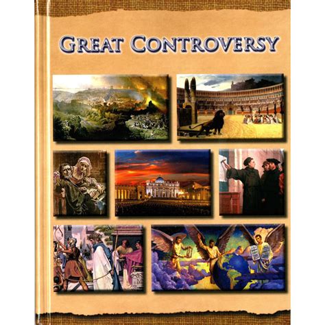 Illustrated Great Controversy Large Print Hardcover By Harvestime Bo