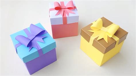 To order the products featured in this video, c. DIY Gift Box / How to make Gift Box ? Easy Paper Crafts ...