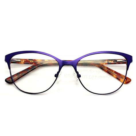 Retro Cat Eye Glasses Frames Women Myopia Eyewear Frame Alloy Computer Eyeglasses Optical Luxury