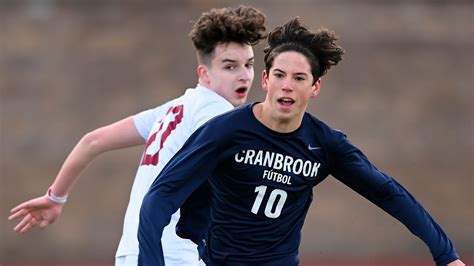 Metro Detroit High School Boys Soccer Unity Fuels Cranbrooks Push