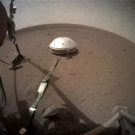 Nasa Insight Mars Lander Heat Probe On The Surface