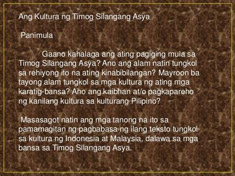Tula Tungkol Sa Kultura Ng Ating Bansa Bansatado