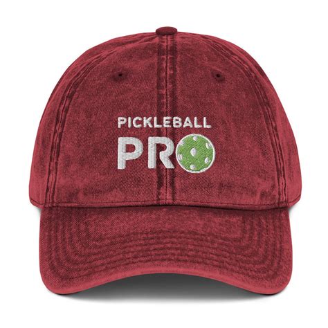 Pickleball Pro Vintage Style Baseball Hat Pickleball Player Etsy Uk