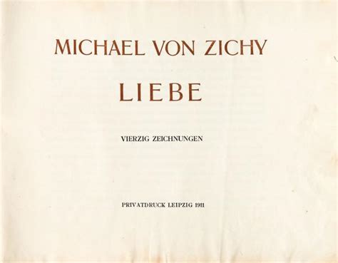 Michael Von Zichy Mih Ly Zichy Dit Liebe Vierzig Zeichnungen