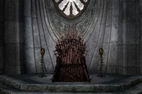 Iron Throne Zoom Background