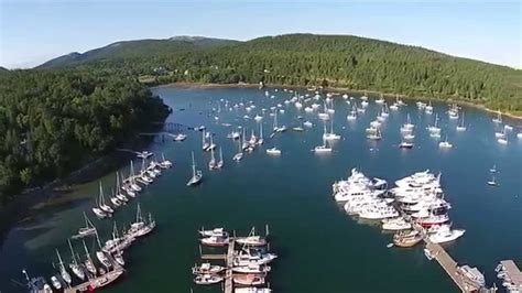 Northeast Harbor Maine An Aerial View Youtube