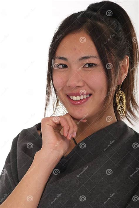 Chinese Beautiful Woman Portrait Stock Image Image Of Hand Face