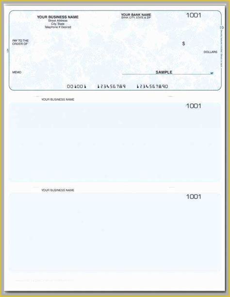Free Editable Cheque Template Of Blank Payroll Check