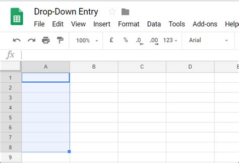 Choose the cells that will be included in the list. Het Maken van een Drop-Down Lijst in Google spreadsheets ...