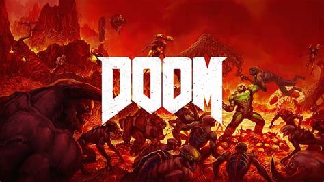 Doom Eternal Doom Guy Demon Inferno Red Hd Wallpaper Wallpaperbetter