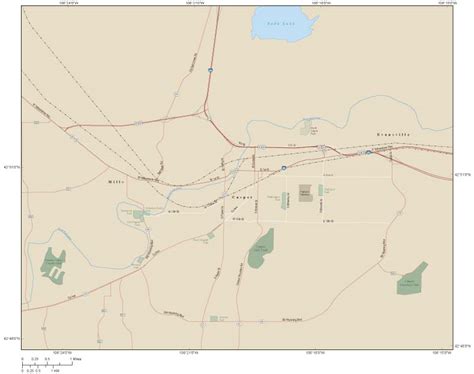Casper Metro Area Wall Map By Map Resources Mapsales