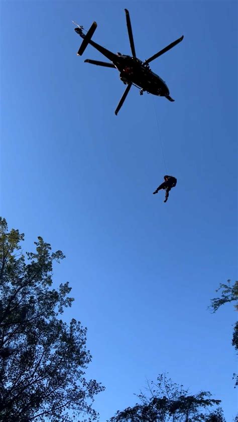 Injured Hiker Hoisted 100 Feet From Maryland Heights To State Police
