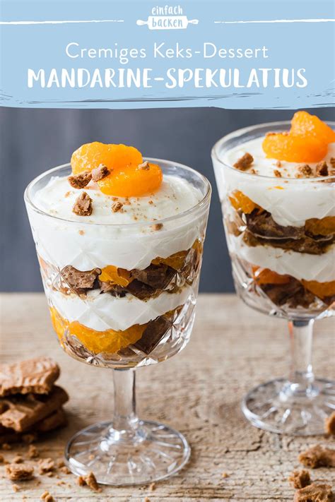 Mandarine-Spekulatius- Dessert das schnelle Weihnachtsdessert