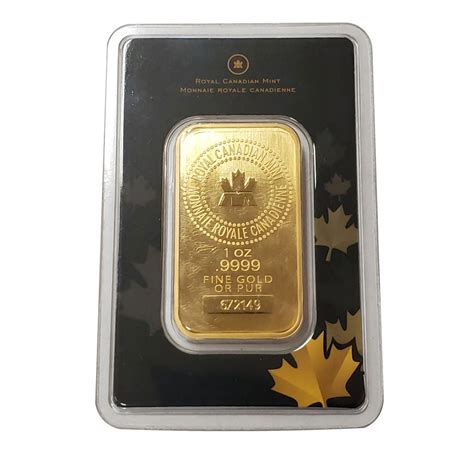 Royal Canadian Mint Gold Bars California Gold And Silver Exchange