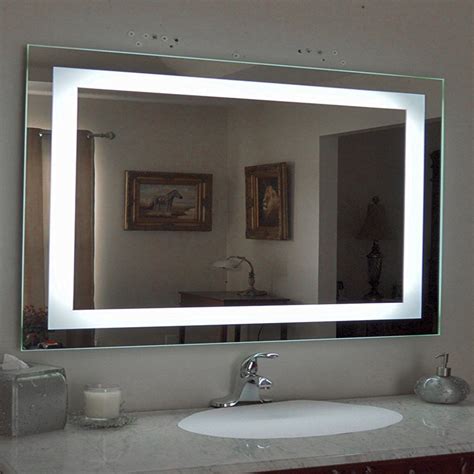 Interfave Anti Fog Led Backlit Mirror Illuminated Wall Mirror Bathroom