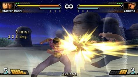 The game itself is, surprisingly, based on the dragon ball shin budokai series on the psp and is more or less the same as those games except characters do not fly and combat is much faster. Dragonball Evolution Game | PSP - PlayStation