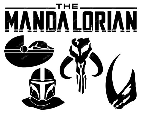 Star Wars Mandalorian SVG Bundle This is the Way SVG Bundle | Etsy