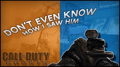Dont Even Know How I Saw Him Cod Ghosts Gameplay Ps3 Random Let