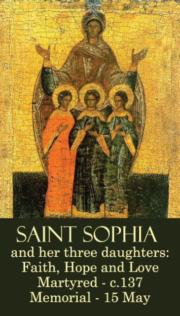 St Sophia Laminated Prayer Card 5 Pack — Keep God In Life