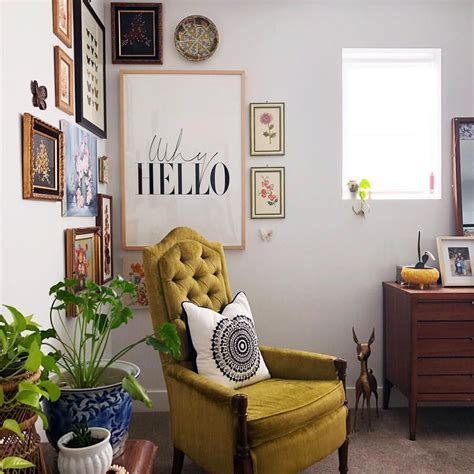 Buy top selling products like monarch specialties corner accent étagère bookcase and monarch specialties corner accent étagère bookcase. Corner feature wall with velvet accent chair. in 2019 ...