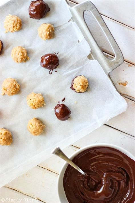 Ultra chocolaty with just a hint of coconut. Dipped Chocolate Coconut Balls | Recipe | Chocolate ...