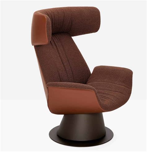 Ila High Back Lounge Chair Swivel Telegraph Contract Furniture