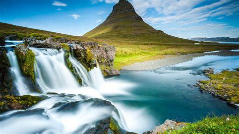 Mountain Wallpapers 4k ~ Iceland 4k Reykjavik Waterfall River Nature