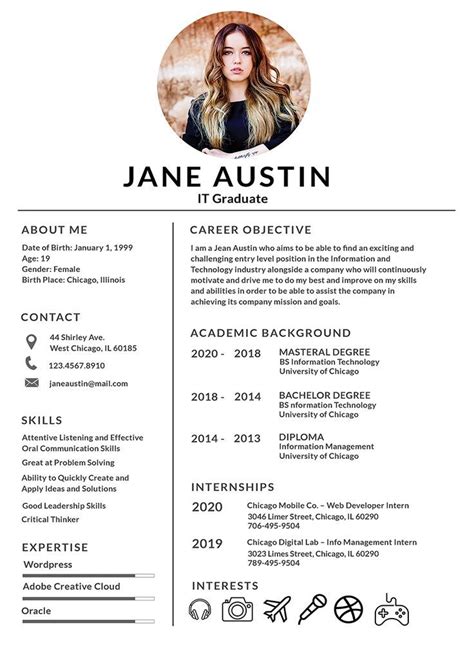 Thankfully, you can get started refining your google skills at. Basic Fresher Resume Template | Downloadable resume ...