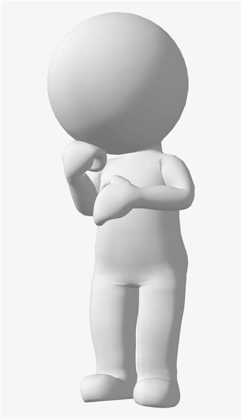 3d Man Thinking Png Clip Art Library