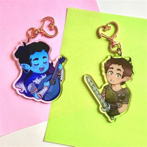 Dorian Storm Orym Critical Role Acrylic Charms 3 Etsy