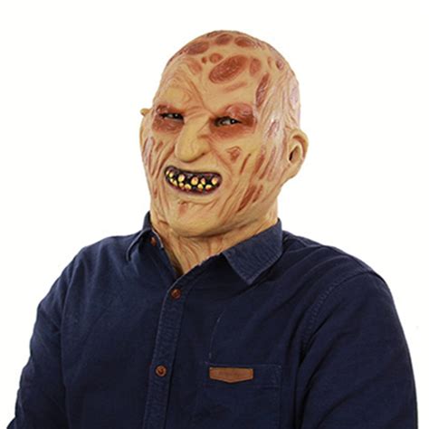 High Quality Realistic Adult Party Costume Horror Mask Deluxe Freddy