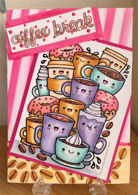 Shop thousands of high quality stainless steel drink bottles designed and sold by artists. Super cute 'coffee break' greetings card created with ...