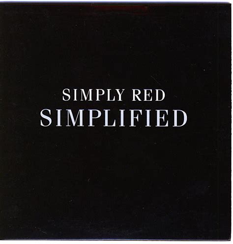 Simply Red Simplified Full Album Sampler 2005 Cardboard Sleeve