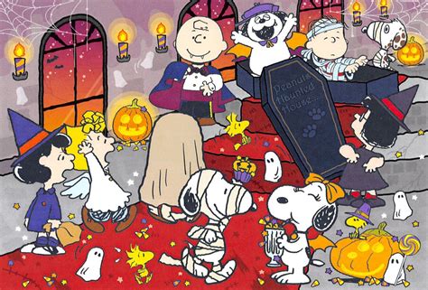 My Peanuts Gang And Snoopy Postcard Collection Snoopy Halloween