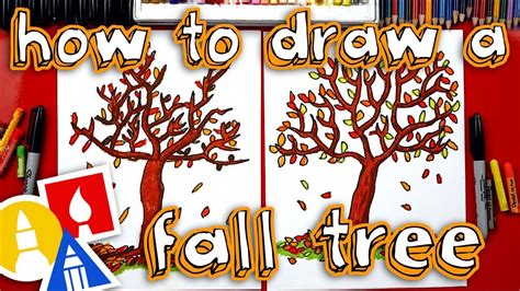 How To Draw A Fall Tree Art For Kids Hub Autumn Trees Art Lessons
