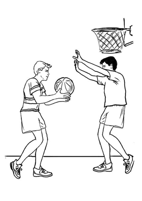 College Basketball Coloring Pages Coloring Home